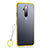Cover Crystal Trasparente Rigida Cover H03 per OnePlus 7T Pro 5G Giallo