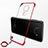 Cover Crystal Trasparente Rigida Cover H04 per Huawei Mate 30 Lite Rosso