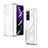 Cover Crystal Trasparente Rigida Cover H04 per Samsung Galaxy Z Fold2 5G Chiaro