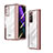 Cover Crystal Trasparente Rigida Cover H04 per Samsung Galaxy Z Fold2 5G Oro Rosa