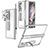 Cover Crystal Trasparente Rigida Cover H05 per Samsung Galaxy Z Fold4 5G Argento