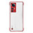 Cover Crystal Trasparente Rigida Cover H05 per Xiaomi Mi 12X 5G Rosso