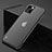 Cover Crystal Trasparente Rigida Cover H06 per Apple iPhone 13 Mini Nero