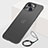 Cover Crystal Trasparente Rigida Cover H07 per Apple iPhone 14 Nero