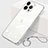 Cover Crystal Trasparente Rigida Cover H09 per Apple iPhone 14 Pro Max Argento
