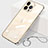 Cover Crystal Trasparente Rigida Cover H09 per Apple iPhone 14 Pro Max Oro