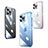 Cover Crystal Trasparente Rigida Cover QC2 per Apple iPhone 13