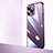 Cover Crystal Trasparente Rigida Cover QC2 per Apple iPhone 13 Pro Max Viola