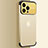 Cover Crystal Trasparente Rigida Cover QC3 per Apple iPhone 13 Pro Max Oro