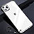 Cover Crystal Trasparente Rigida Cover S01 per Apple iPhone 11 Pro Argento