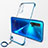 Cover Crystal Trasparente Rigida Cover S01 per Huawei Nova 6 5G Blu