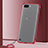 Cover Crystal Trasparente Rigida Cover S01 per Oppo R15X Rosso