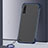 Cover Crystal Trasparente Rigida Cover S01 per Samsung Galaxy A70 Blu