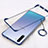 Cover Crystal Trasparente Rigida Cover S01 per Samsung Galaxy Note 10 5G Blu