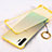 Cover Crystal Trasparente Rigida Cover S01 per Samsung Galaxy Note 10 Plus 5G Giallo