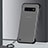 Cover Crystal Trasparente Rigida Cover S01 per Samsung Galaxy S10 Plus Nero