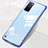 Cover Crystal Trasparente Rigida Cover S01 per Samsung Galaxy S20 Plus 5G Blu
