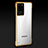 Cover Crystal Trasparente Rigida Cover S01 per Samsung Galaxy S20 Ultra 5G Oro