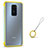 Cover Crystal Trasparente Rigida Cover S01 per Xiaomi Redmi Note 9 Giallo