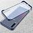 Cover Crystal Trasparente Rigida Cover S02 per Samsung Galaxy A90 5G Blu