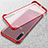 Cover Crystal Trasparente Rigida Cover S02 per Samsung Galaxy A90 5G Rosso