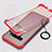 Cover Crystal Trasparente Rigida Cover S02 per Samsung Galaxy S10 Rosso