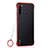 Cover Crystal Trasparente Rigida Cover S02 per Xiaomi Redmi Note 8T Rosso
