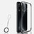 Cover Crystal Trasparente Rigida Cover S03 per Huawei Nova 5i Nero