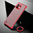 Cover Crystal Trasparente Rigida Cover S03 per Xiaomi Mi 11 Lite 5G Rosso