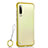 Cover Crystal Trasparente Rigida Cover S04 per Huawei P30 Giallo