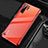 Cover Crystal Trasparente Rigida Cover S04 per Huawei P30 Pro New Edition Rosso