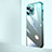 Cover Crystal Trasparente Rigida Cover Sfumato QC1 per Apple iPhone 13 Pro Blu