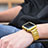 Cover Lusso Alluminio Laterale C03 per Apple iWatch 2 38mm Oro