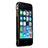 Cover Lusso Laterale Alluminio per Apple iPhone 4S Nero