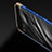 Cover Lusso Metallo Laterale e Plastica con Anello Supporto per Xiaomi Mi 6 Blu