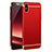 Cover Lusso Metallo Laterale e Plastica M01 per Apple iPhone Xs Rosso