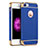 Cover Lusso Metallo Laterale e Plastica per Apple iPhone 5 Blu