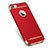 Cover Lusso Metallo Laterale e Plastica per Apple iPhone 5S Rosso