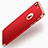 Cover Lusso Metallo Laterale e Plastica R01 per Apple iPhone 7 Plus Rosso