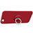Cover Plastica Rigida Opaca con Anello Supporto A01 per Apple iPhone 6 Rosso