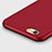 Cover Plastica Rigida Opaca con Anello Supporto A01 per Apple iPhone 6 Rosso