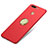 Cover Plastica Rigida Opaca con Anello Supporto A02 per Huawei Honor 8 Pro Rosso