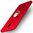 Cover Plastica Rigida Opaca con Anello Supporto A02 per Huawei Nova 2i Rosso