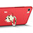Cover Plastica Rigida Opaca con Anello Supporto A02 per Xiaomi Mi 5 Rosso