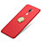 Cover Plastica Rigida Opaca con Anello Supporto A02 per Xiaomi Mi 5S Plus Rosso