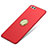Cover Plastica Rigida Opaca con Anello Supporto A02 per Xiaomi Mi 6 Rosso