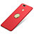 Cover Plastica Rigida Opaca con Anello Supporto A02 per Xiaomi Mi A1 Rosso