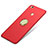 Cover Plastica Rigida Opaca con Anello Supporto A02 per Xiaomi Mi Max 2 Rosso