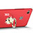 Cover Plastica Rigida Opaca con Anello Supporto A02 per Xiaomi Redmi 3 High Edition Rosso