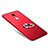 Cover Plastica Rigida Opaca con Anello Supporto A02 per Xiaomi Redmi Note 4X Rosso